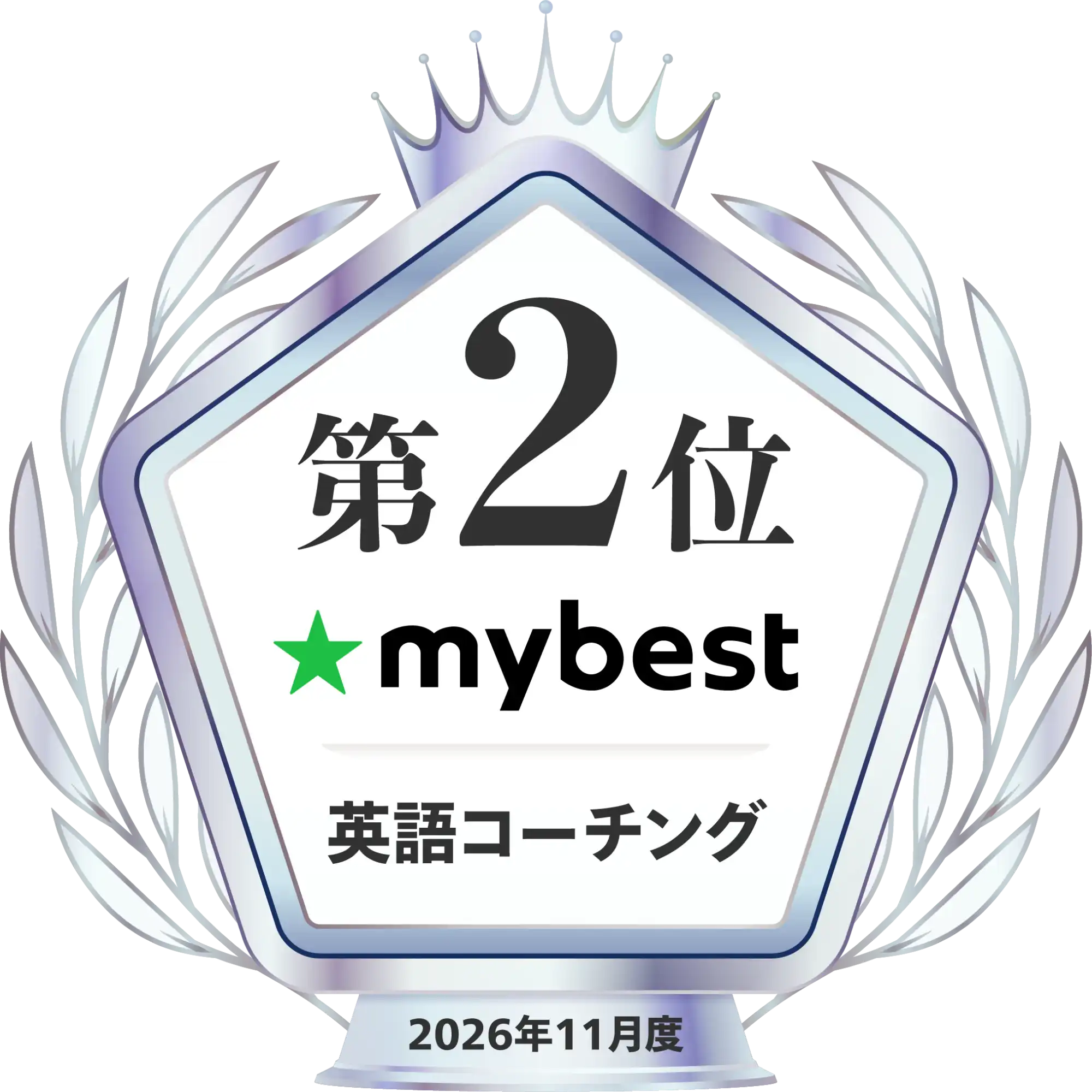 mybest 英語コーチング第2位